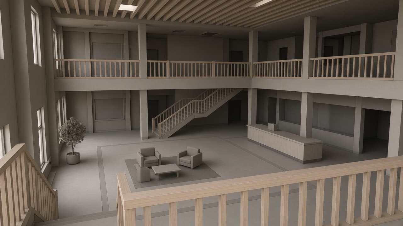 SketchUp model görünümü